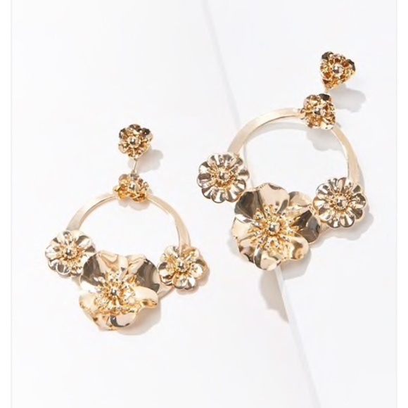Jewelry - 3 For $30 Debbie Floral Drop Earrings